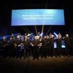 Men singing God defend New Zealand, National Anthem, Choir, PKNZ, Promise Keepers,