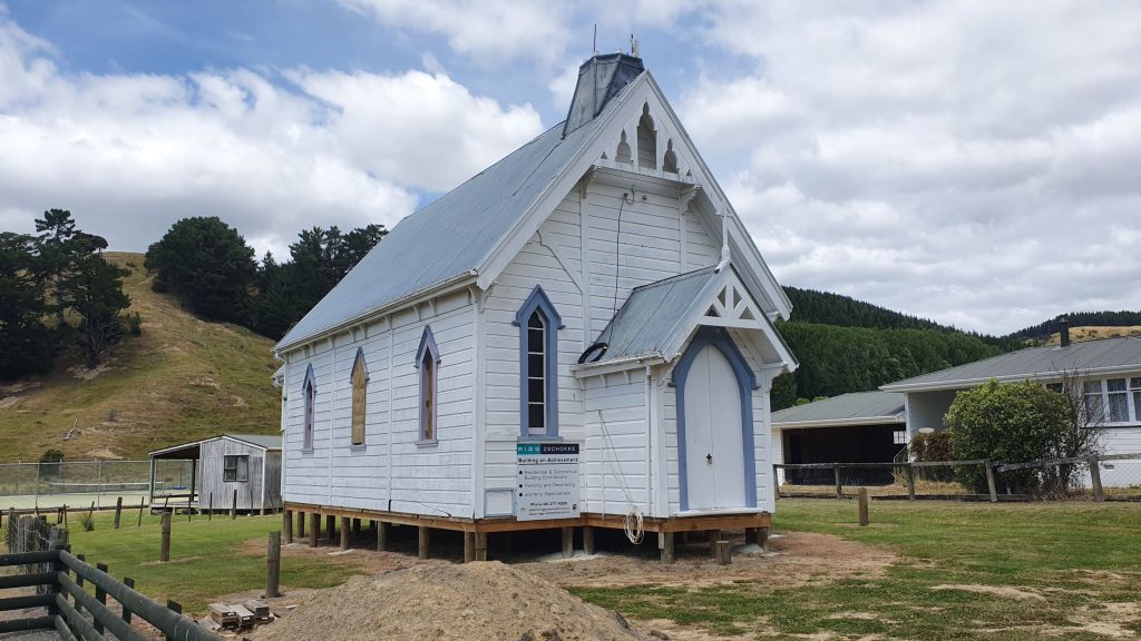 Tinui Church, ANZAC, first ANZAC service, Tinui, Taipo, 