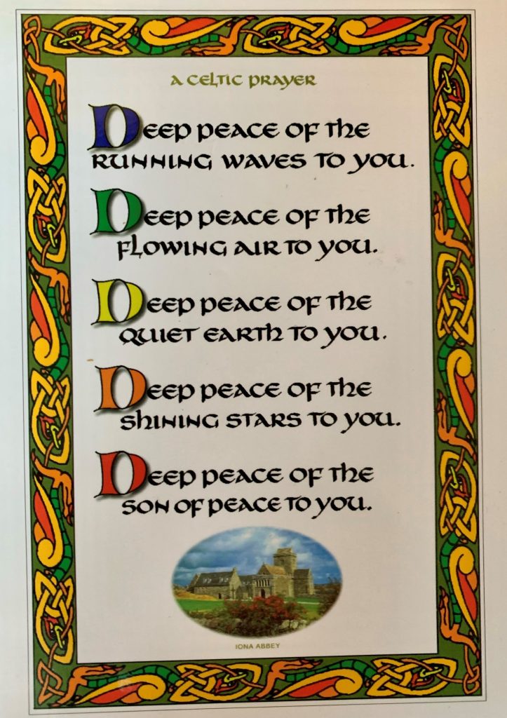 A Celtic Prayer from Iona Abby