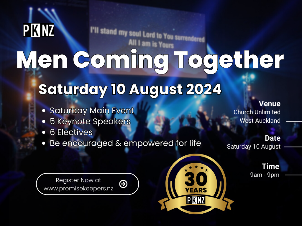 Saturday 10 August 9am-9pm PKNZ Event Men Coming Together