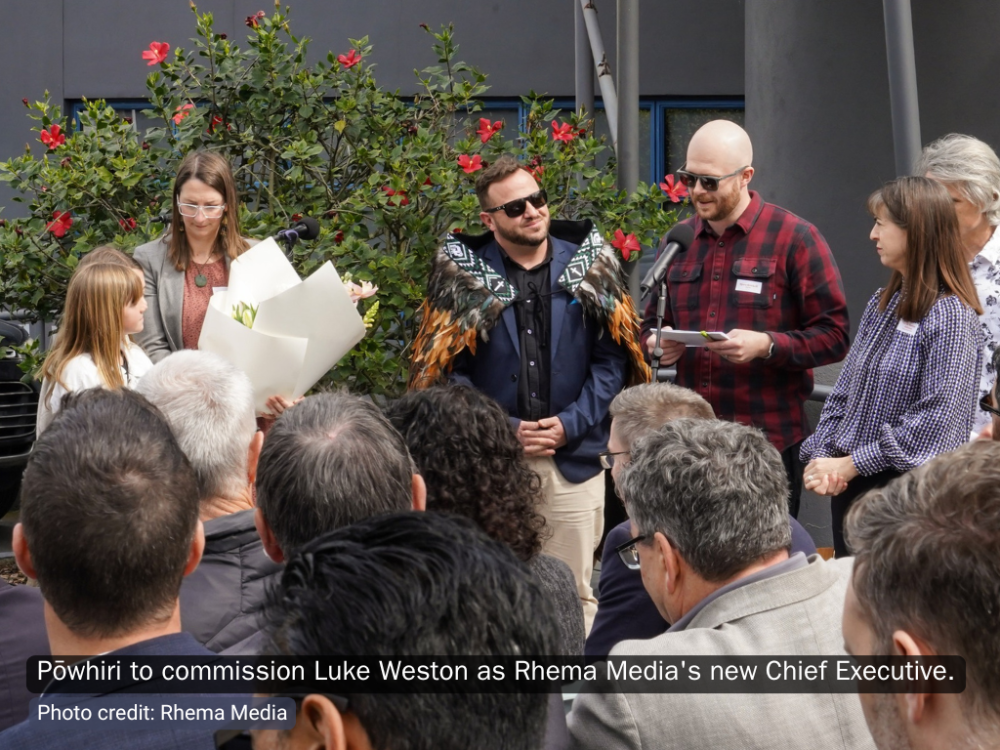 Pōwhiri to commission Luke Weston as Rhema Media's new Chief Executive