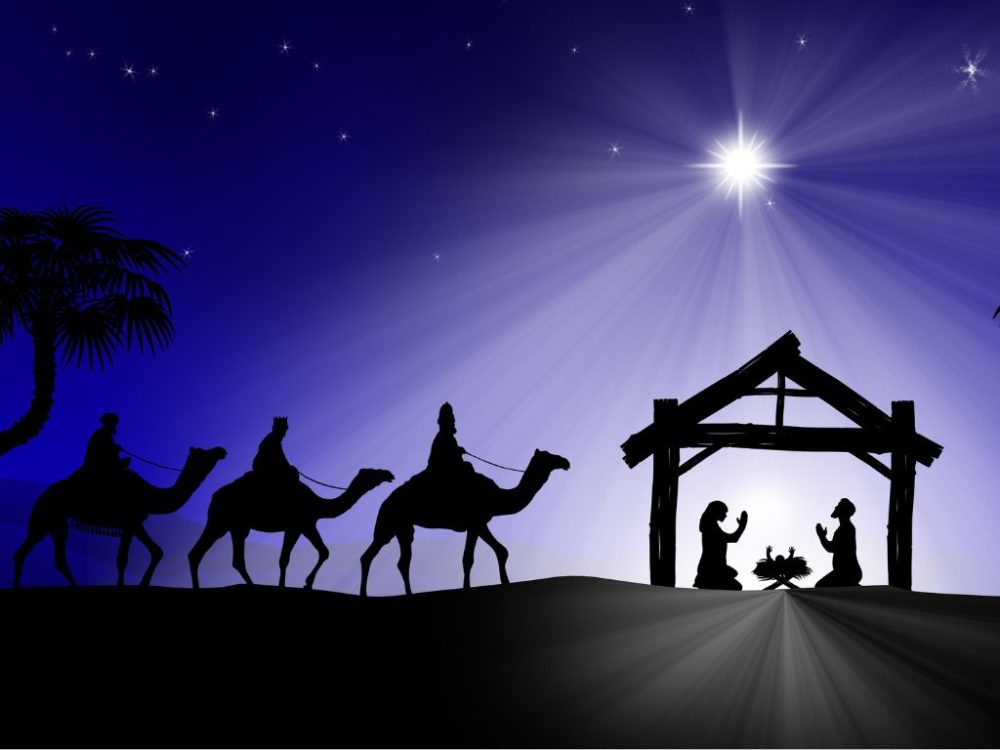 The promised Saviour, Jesus Christ is born in Bethlehem. Come let us adore Him.