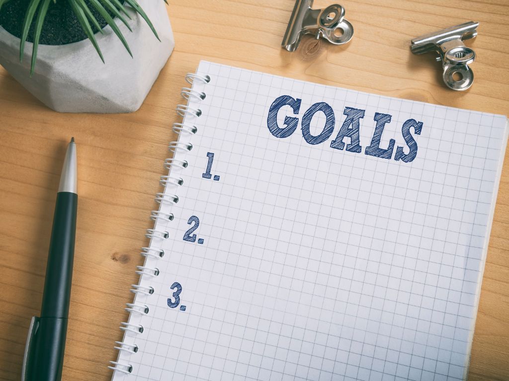 Specific achievable goals, with a timeframe with mini targets along the way.