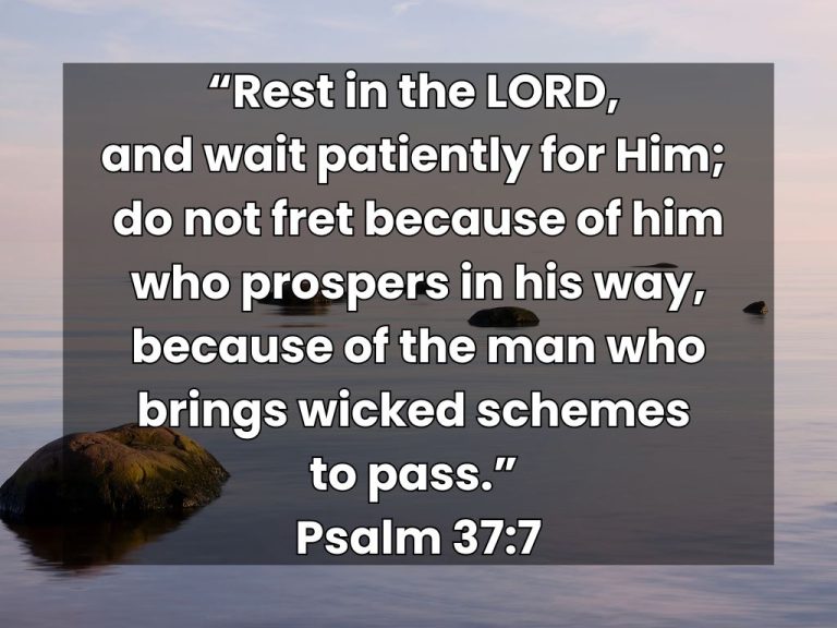 Rest in the LORD, Psalm 37, God's promises,