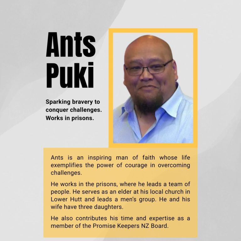 PK Speaker Ants Puki Ants Puki is a remarkable man of faith whose life exemplifies the power of courage in overcoming challenges.