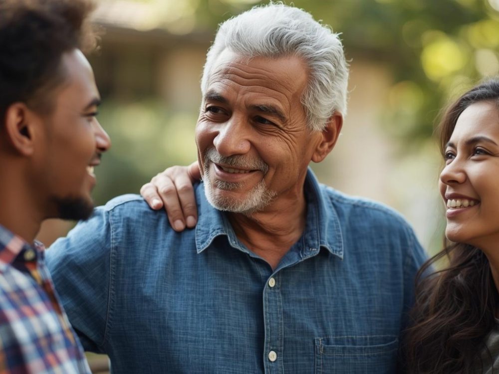 Man speaking life and hope into the lives of a couple