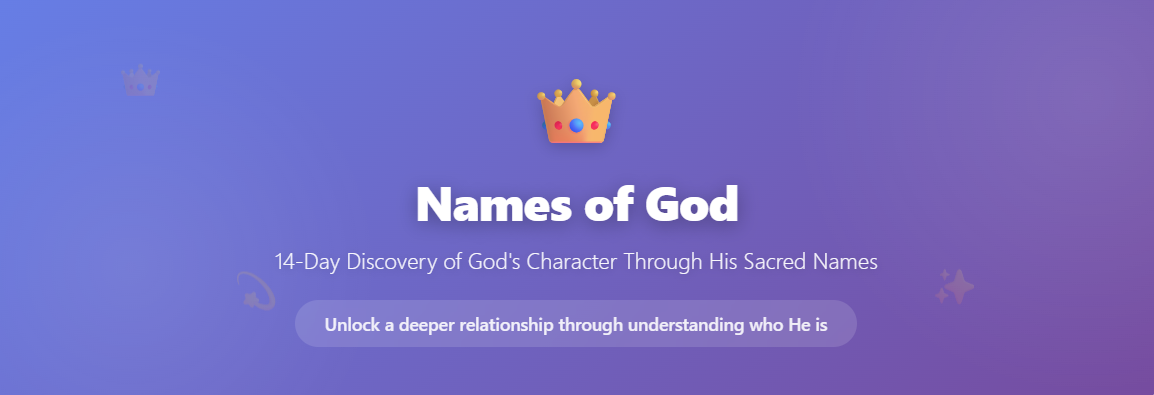 Study the Biblical Names of God