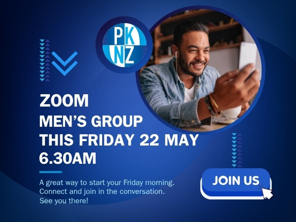 Join us for the Friday morning men's zoom group