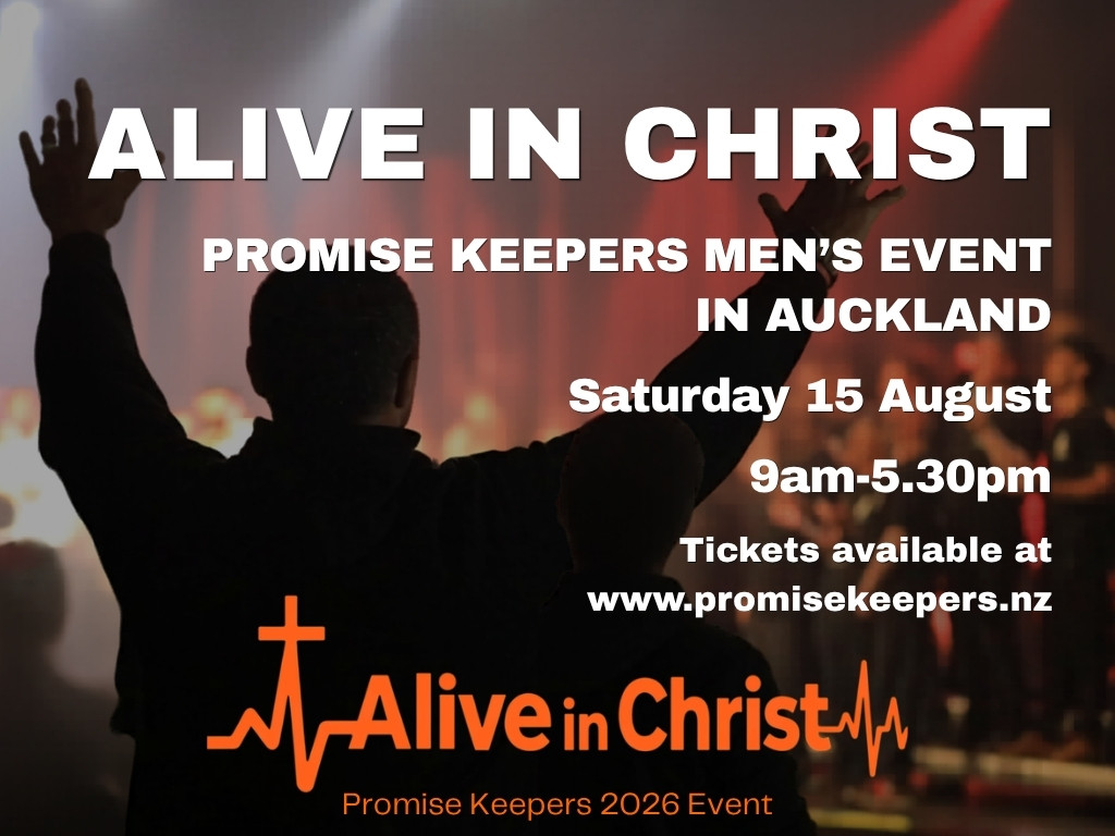 Tickets available now from Promise Keepers for the Event on Saturday 15 August