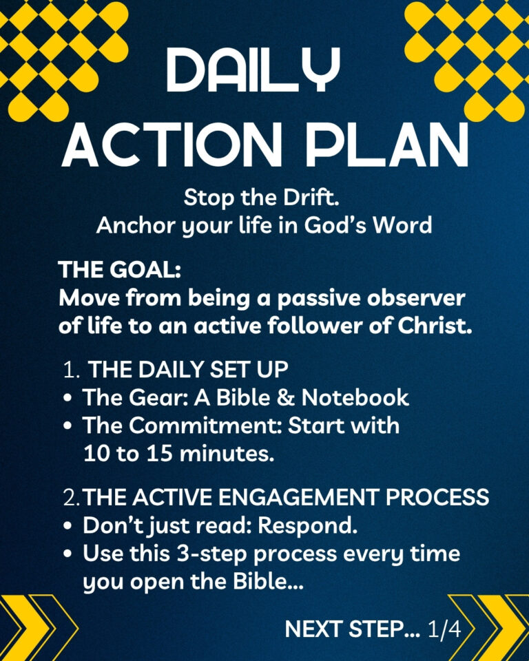 Anchor your life in God's Word
