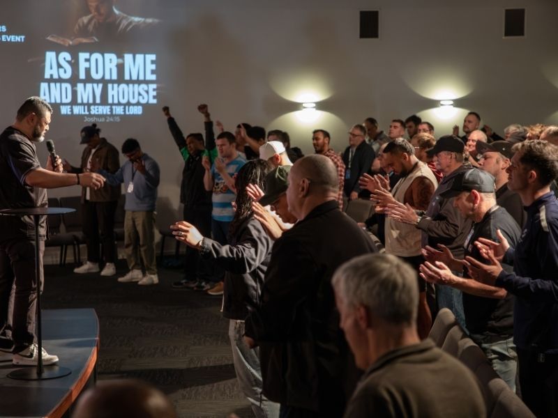 More than 150 men gathered at Elim Church for the recent Christchurch Promise Keepers Event