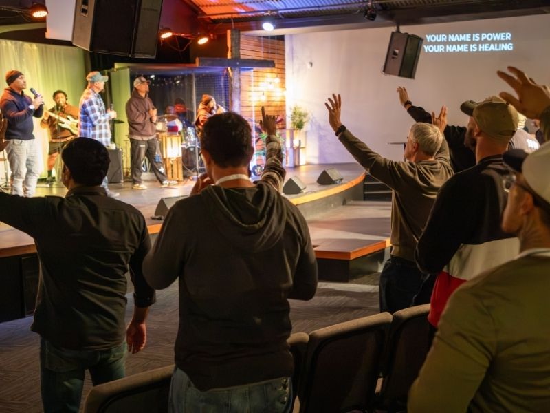 "The worship was awesome and I connected with God"