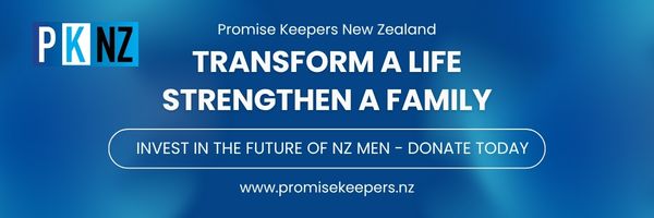 Help us invest in the future of New Zealand men. By partnering with Promise Keepers NZ, you are putting resources into the hands of men who need it most, equipping pastors, strengthening men's groups, and bringing restoration to homes across New Zealand.